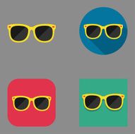Flat Sunglasses icons