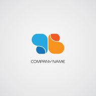 Vector illustration Abstract symbol for logo design