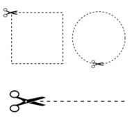 Scissors icon isolated on white background N4