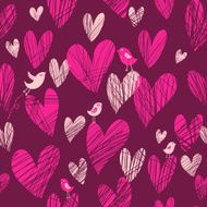 Bright romantic pattern