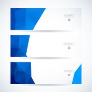 Abstract vector mosaic banners N146