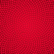 Red spiral dots background