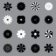 retro flowers