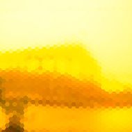 abstract yellow hexagon pattern background