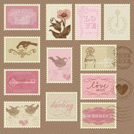 Retro Postage Stamps N2