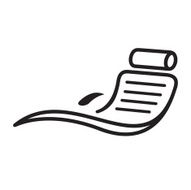 stylish chair silhouette sign