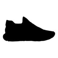 Vector running shoe silhouette N8