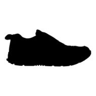 Vector running shoe silhouette N9