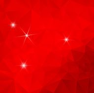 abstract red polygonal background