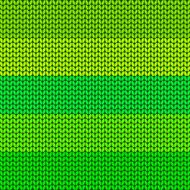 Green striped knitted background