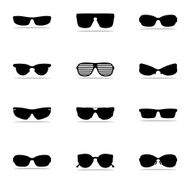 Sunglasses Icon Silhouettes N2