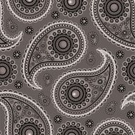 seamless pattern with paisley N14
