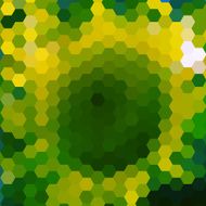 abstract green hexagon pattern background N2