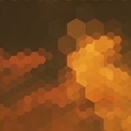 abstract yellow hexagon pattern background N3