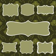 Frames on seamless background N2
