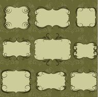 Frames on seamless background N3
