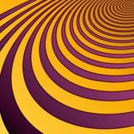 Spiral perspective vector colorful - Optical art N6