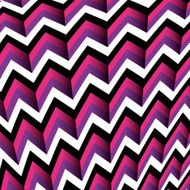 Colorful vector abstract pattern with waves 3D perspective