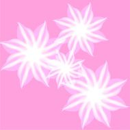 computer flower shape background
