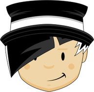 Mod Girl in Pork Pie Hat N2