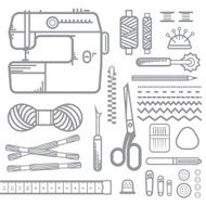 Sewing equipment outline