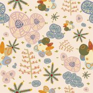 Coral seamless pattern