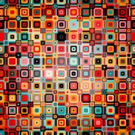 Geometric pattern in disco style N3