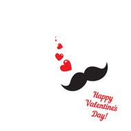 Greeting card for hipsters Happy Valentine&#039;s Day