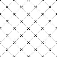 Vector seamless pattern scissors N2