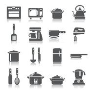 Kitchen Utensils and Appliances Icons N7