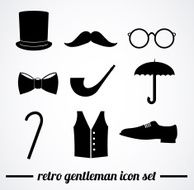 Retro gentleman accessories N2