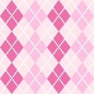 Pink seamless Argyle Pattern for Valentines day
