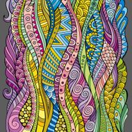 Abstract decorative waves N2