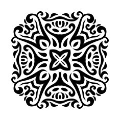Abstract vector mehndi tattoo ornament N7