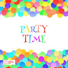 Party Seamless Pattern Confetti Vector