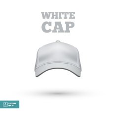 White Cap isolated on white Vector