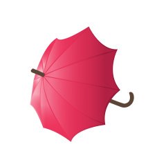 Red Umbrella Vector N2