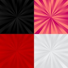 Set of starburst backgrounds