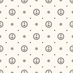 Vector seamless retro pattern N24