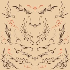 Floral ornaments N4