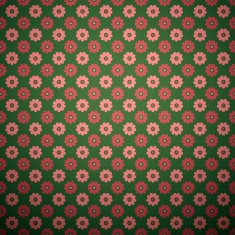 Abstract flower vector seamless pattern (tiling) N5