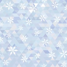 triangle and snowflake
