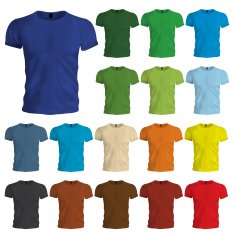 Colored Tshirt Templates N2