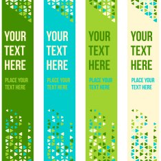 Patterned banner background with small spots N3