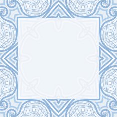 Patterned floor tile in oriental style N33