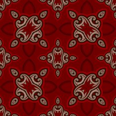Patterned floor tile in oriental style N34