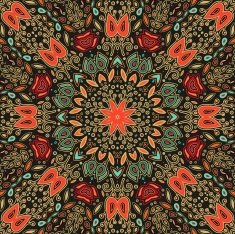Decorative ornamental vector texture N2