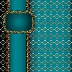 background with a band gold ornamentation