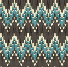 seamless zigzag vector knitted background N15