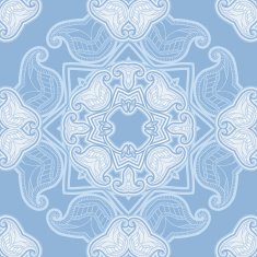 Patterned floor tile in oriental style N40